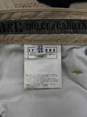 S/S2004 Dolce & Gabbana mesh bondage cargo pants