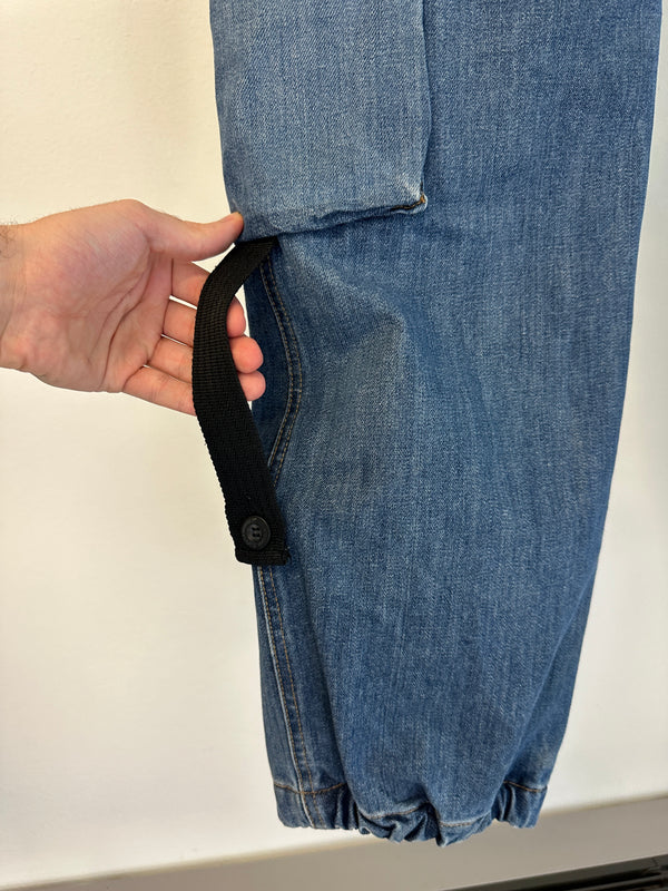 2000s Dolce & Gabbana multi pockets cargo denim pants