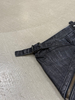 2000s DsQuared2 cargo biker pants