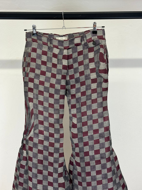 S/S2008 Prada “fairy collection” printed flared pants