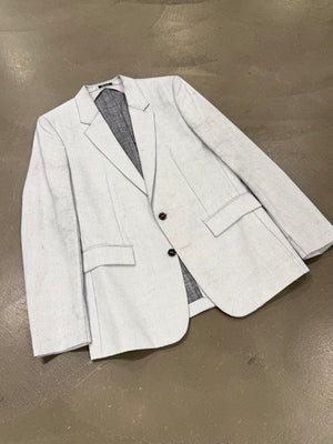 2013 Maison Margiela cracked painted tailored suit set
