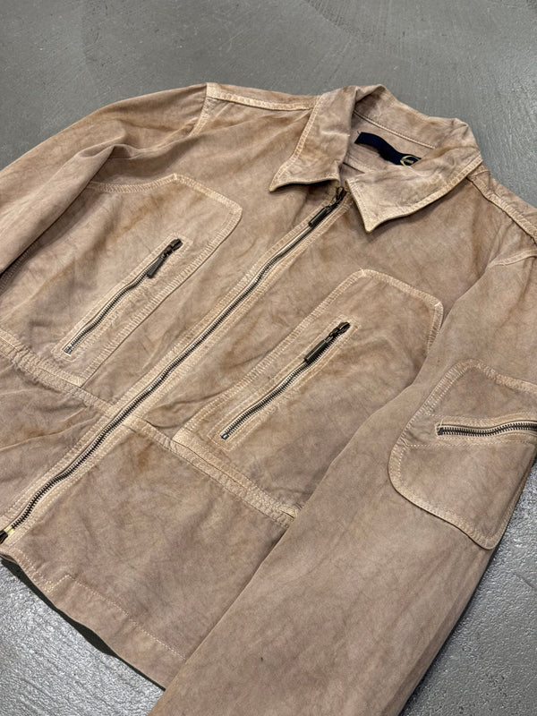 2001 Cavalli faded zipper light jacket