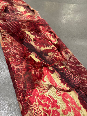 A/W2002 Roberto Cavalli double layer distressed pants