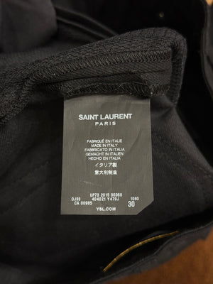 2015 Saint Laurent by Hedi Slimane distressed skinny jeans