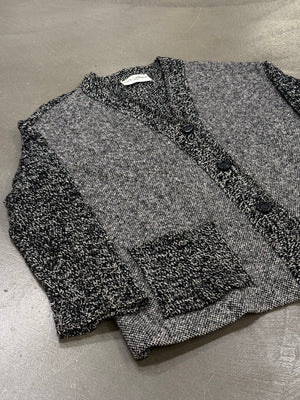 1990s Dolce & Gabbana patchwork wool cardigan