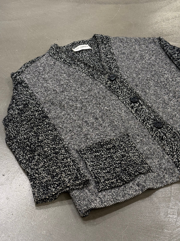 1990s Dolce & Gabbana patchwork wool cardigan