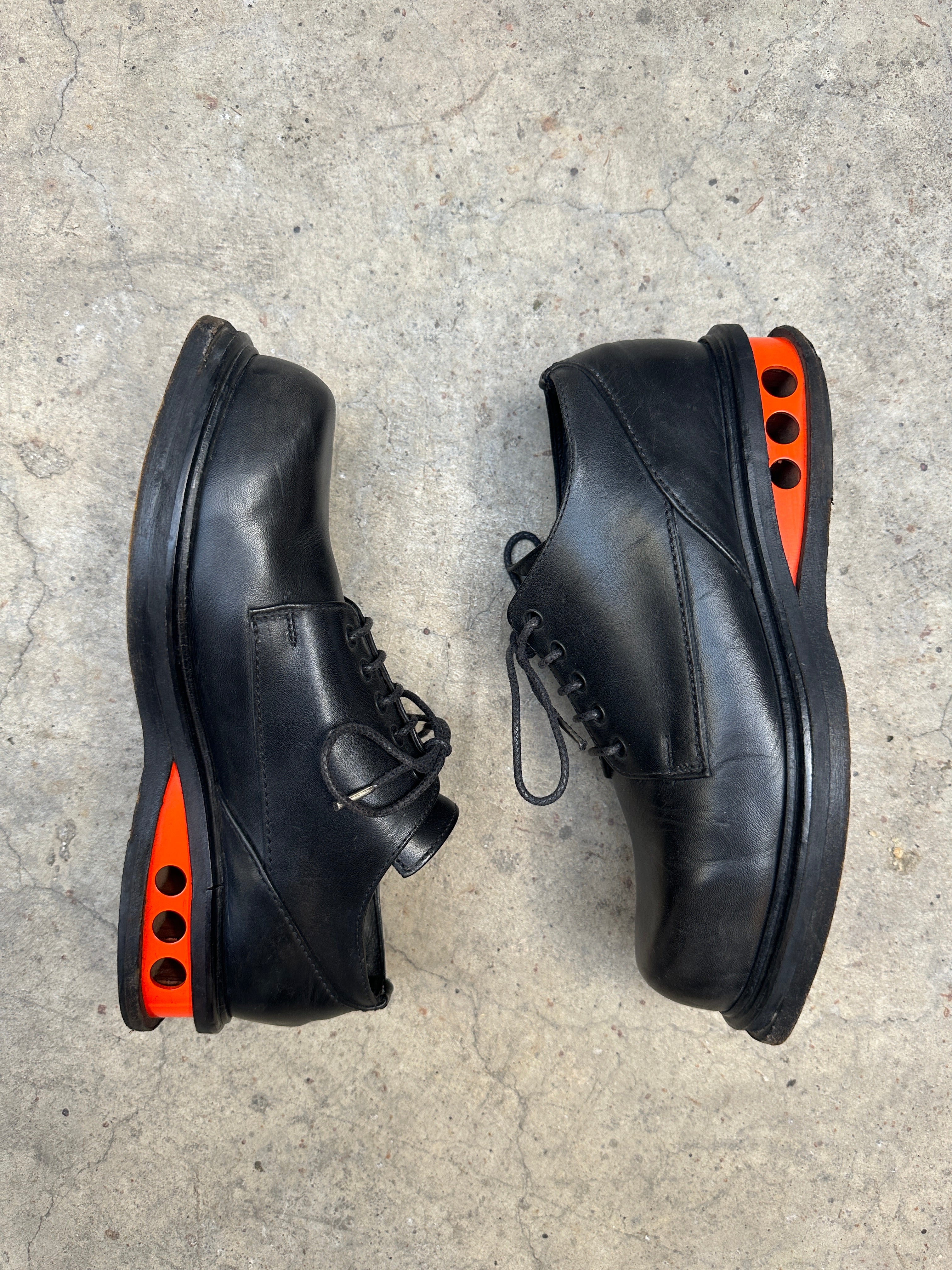 SS1997 Dirk Bikkembergs “Easy Rider” orange derby boots