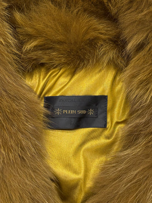 1990s Plein Sud real fur cropped jacket