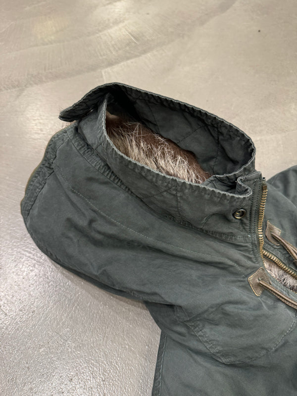 2010s Ermanno Scervino "Kanye" real marmot fur parka