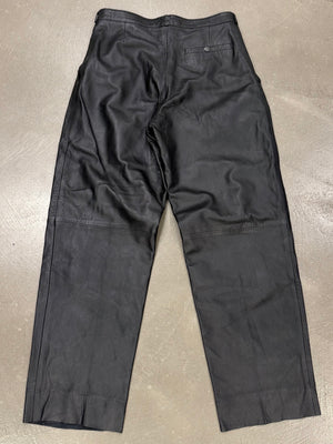 1990s YVES Saint Laurent leather pants