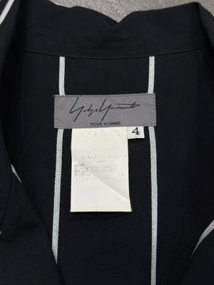 2000s Yohji Yamamoto stripe long shirt