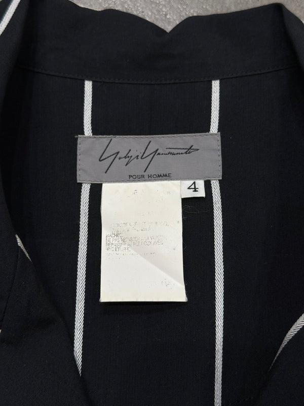 2000s Yohji Yamamoto stripe long shirt