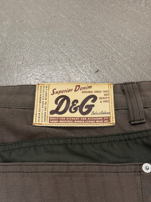 A/W2004 Dolce & Gabbana double layer hybrid pants