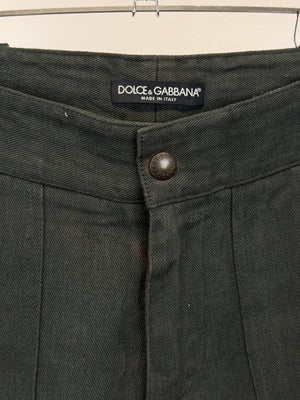 A/W2003 Dolce & Gabbana parachute bondage pants