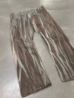 1990s Emporio Armani dyed faded jeans