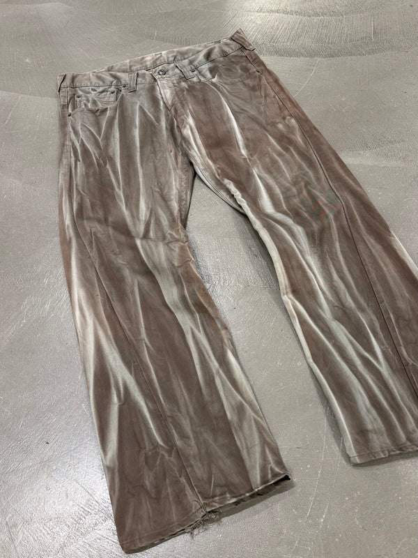 1990s Emporio Armani dyed faded jeans