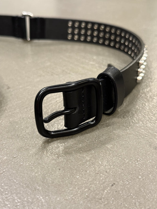 2000s Dsquared2 studded leather belt