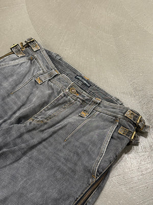 A/W2003 Dolce & Gabbana runway biker bondage pants