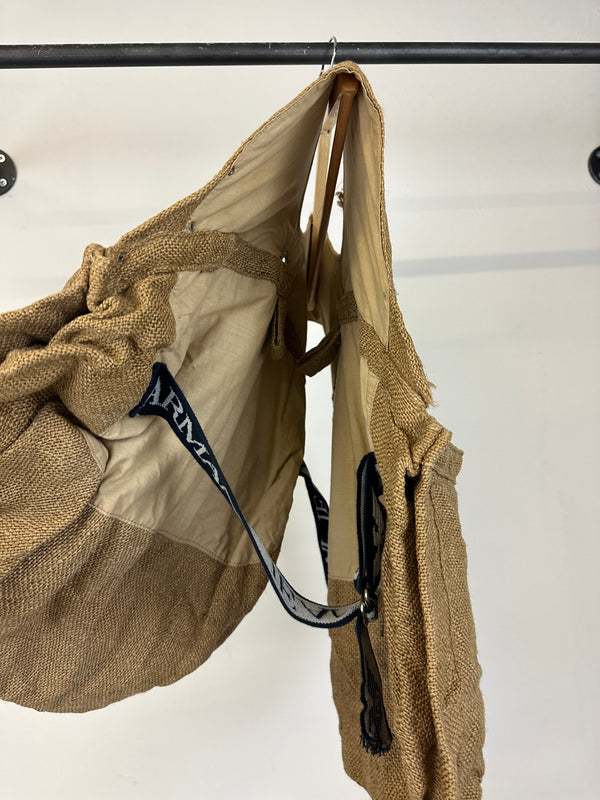 1990s Armani Jeans jute military vest