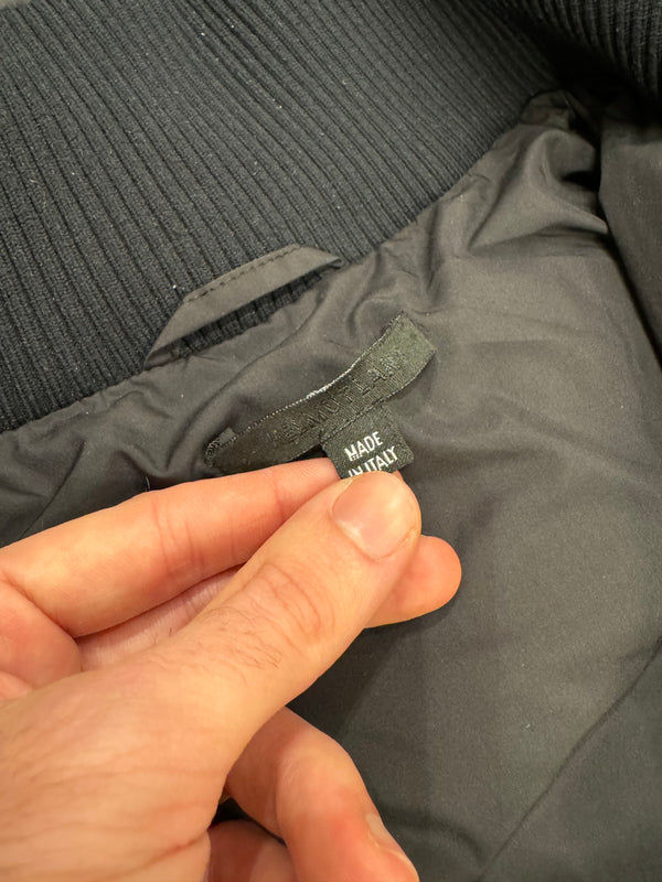 2005 Helmut Lang bondage belted puffer jacket