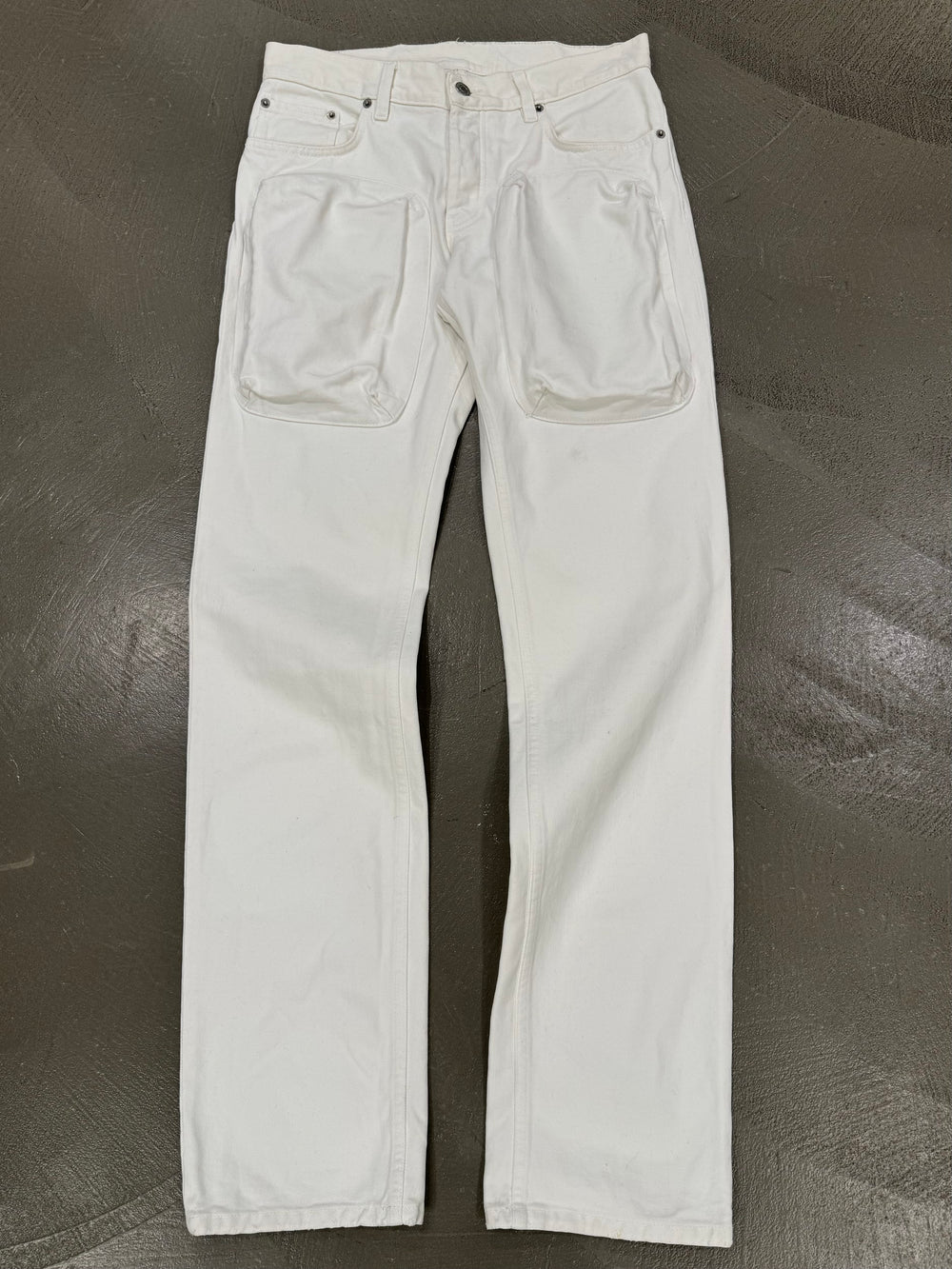 2000s Helmut Lang 3D cargo pockets jeans