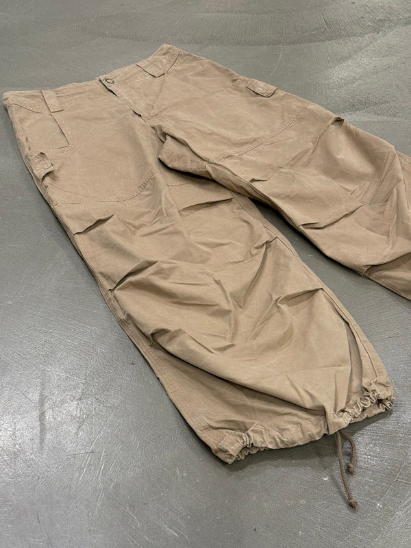 1990s Armani oversized parachute pants