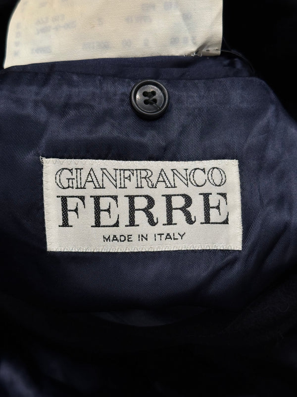 1990s Gianfranco Ferre kashmir oversized coat