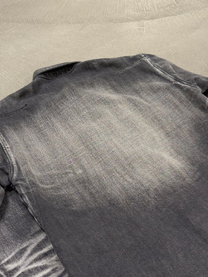 2002 Dior by Hedi Slimane faded denim jacket