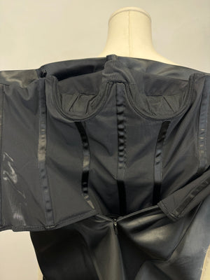 S/S2001 Gucci by Tom Ford corseted strapless dress