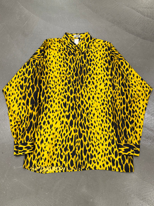 1992 Gianni Versace iconic leopard print shirt