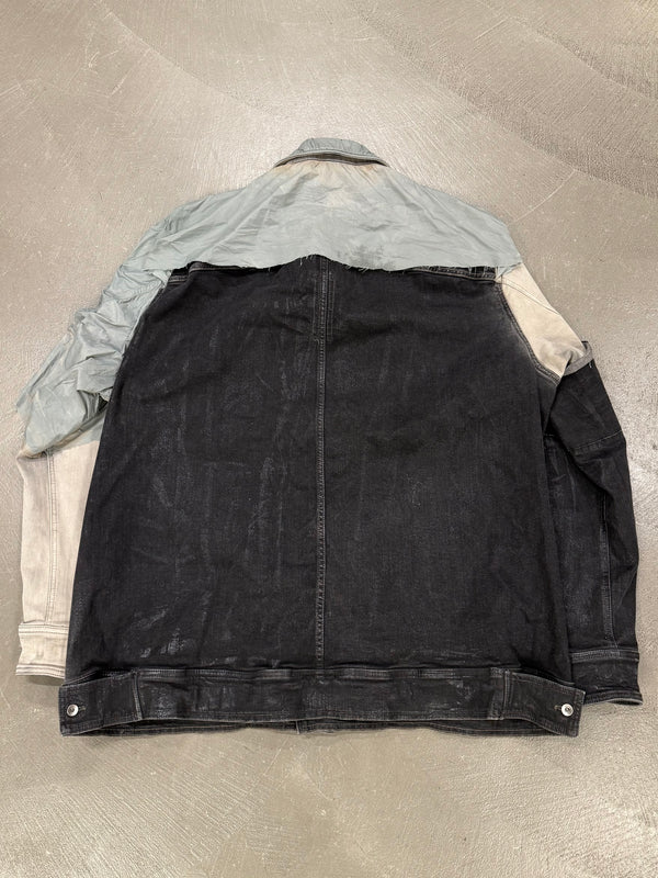 2020s Rick Owens jumbo worker JKT hybrid denim jacket