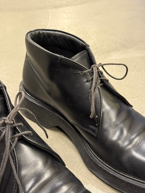 2000s Prada leather boots