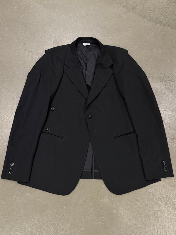2020s Comme des Garçons cut-out open shoulders blazer jacket