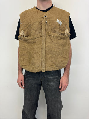 1990s Armani Jeans jute military vest