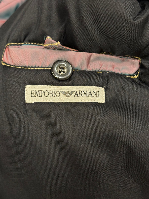 A/W1993 Emporio Armani iridescent oversized bomber jacket