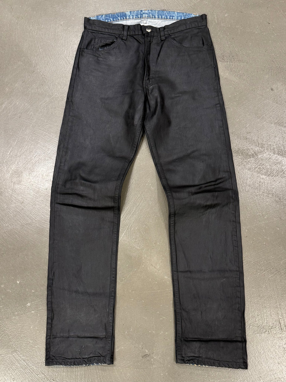 1992 Maison Margiela artisanal painted jeans