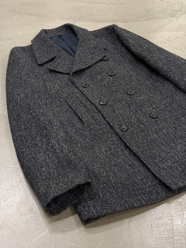 2010s Dior double breasted tweed wool coat