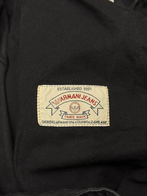 1990s Armani suspenders braces zipper pants