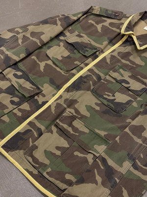 S/S2015 Saint Laurent by Hedi Slimane M65 gold trimmed military jacket