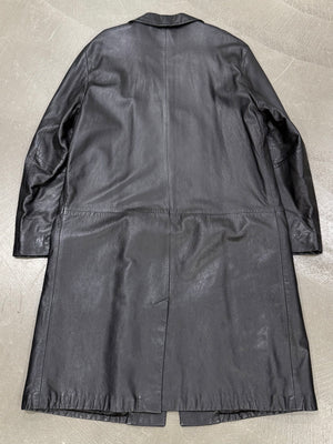 1990s Emporio Armani leather coat