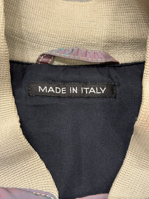 A/W1993 Emporio Armani iridescent oversized bomber jacket