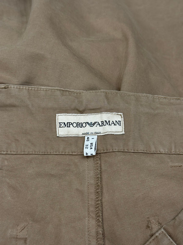 1990s Armani oversized parachute pants