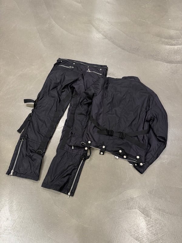 AW2003 Dolce & Gabbana bondage parachute runway jumpsuit/set