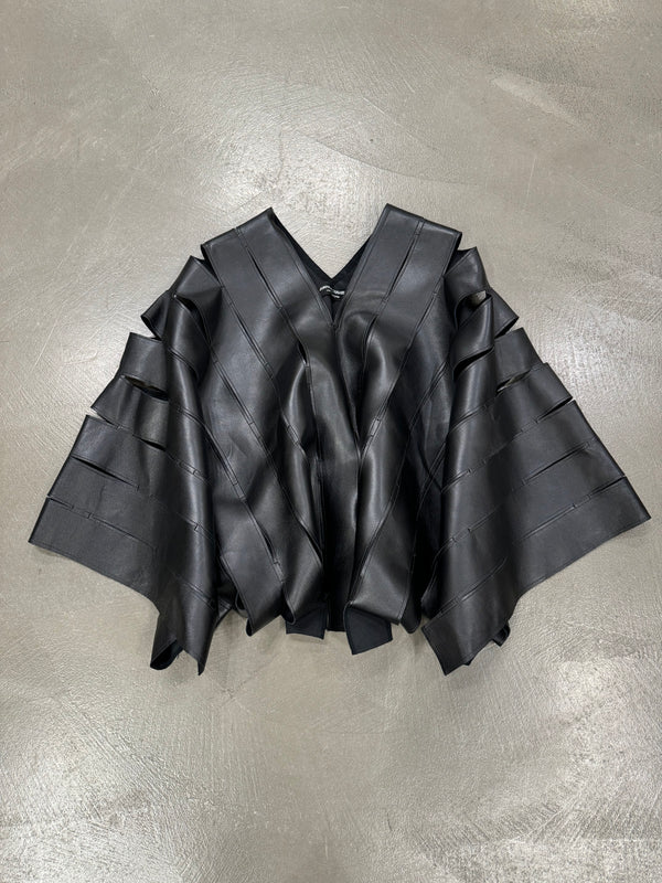 A/W 2015 Junya Watanabe 1/3 sample leather top