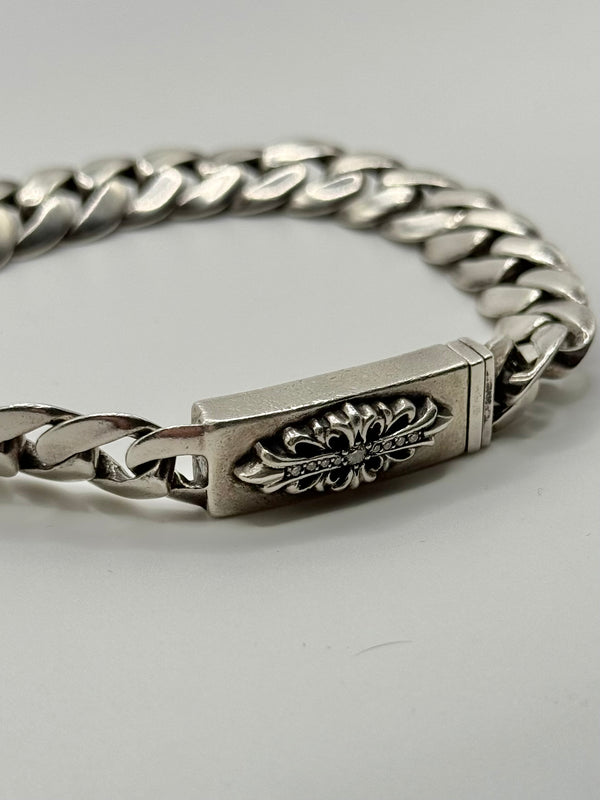 Chrome Hearts factory diamonds floral cuban bracelet