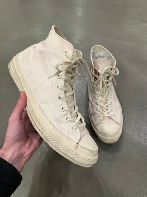 2016 Maison Margiela x Converse cracked painted sneakers