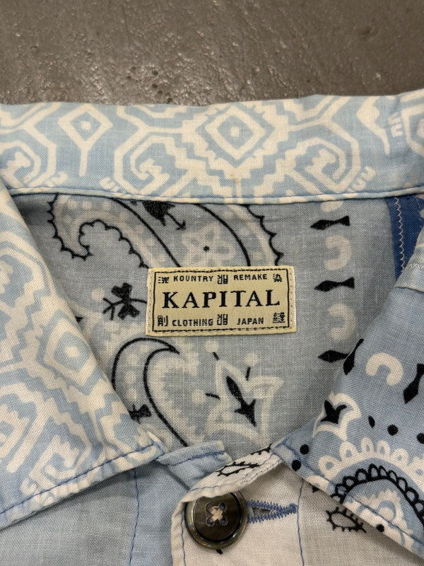 Kapital bandana patchwork shirt