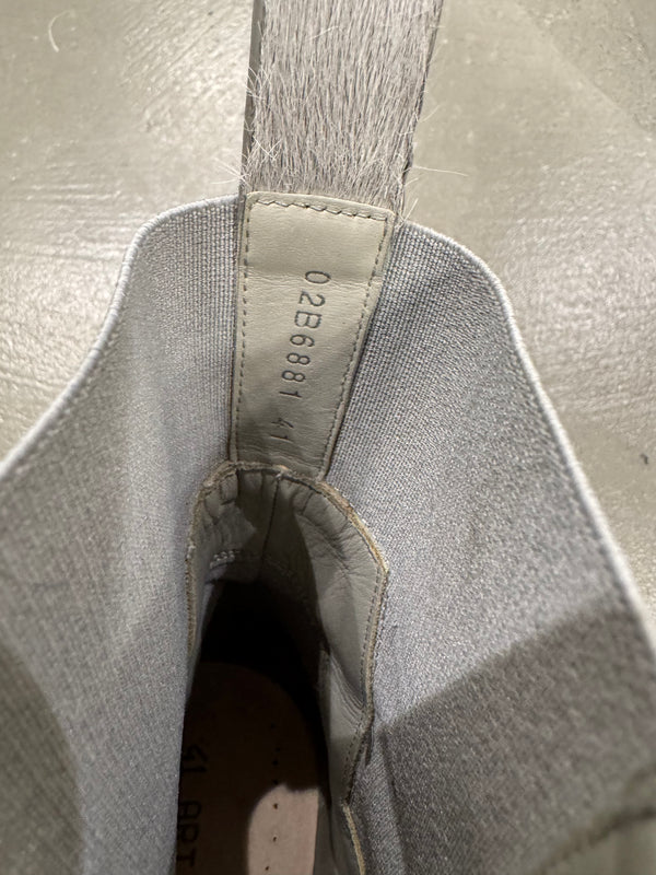 F/W 2021 Rick Owens beatle bozo pony hair boots