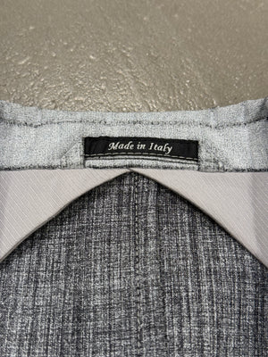 2013 Maison Margiela cracked painted tailored suit set