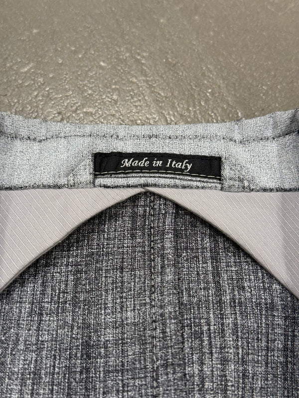 2013 Maison Margiela cracked painted tailored suit set